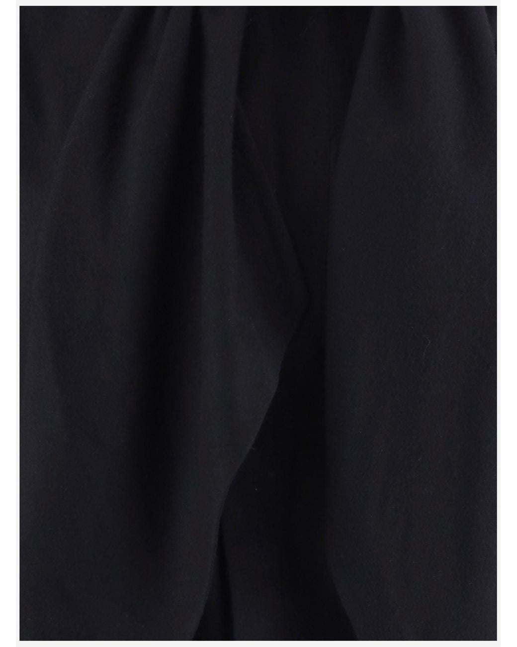 ALAINPAUL Blue Cotton Scarf Collar Shirt