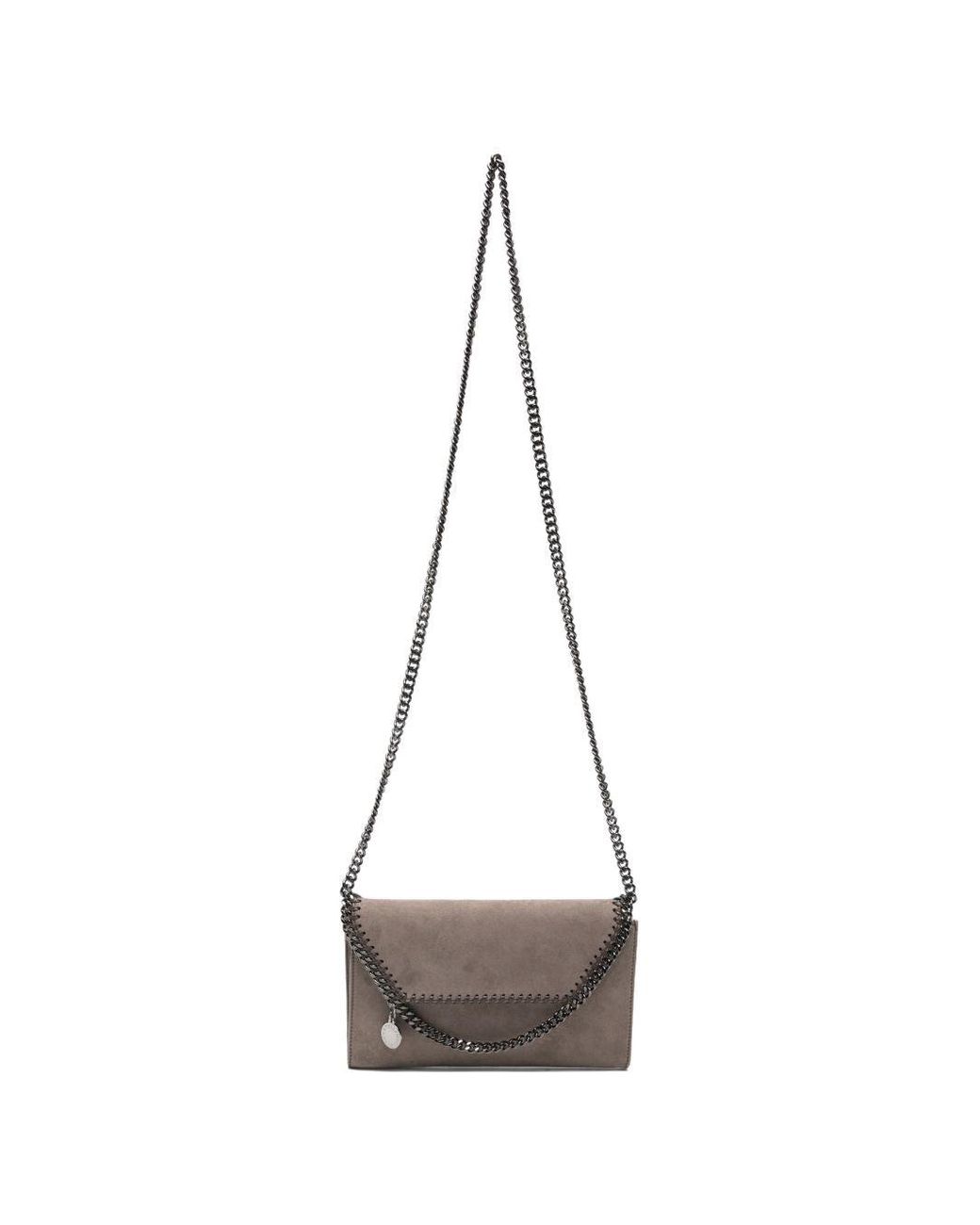 Stella McCartney White Signature Mini Chain Bag