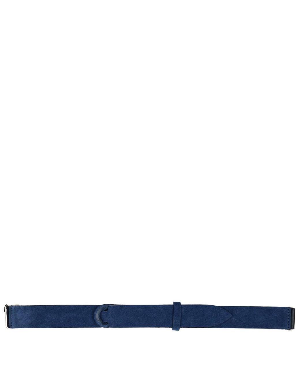 ORCIANI NOBUCKLE Blue Belts