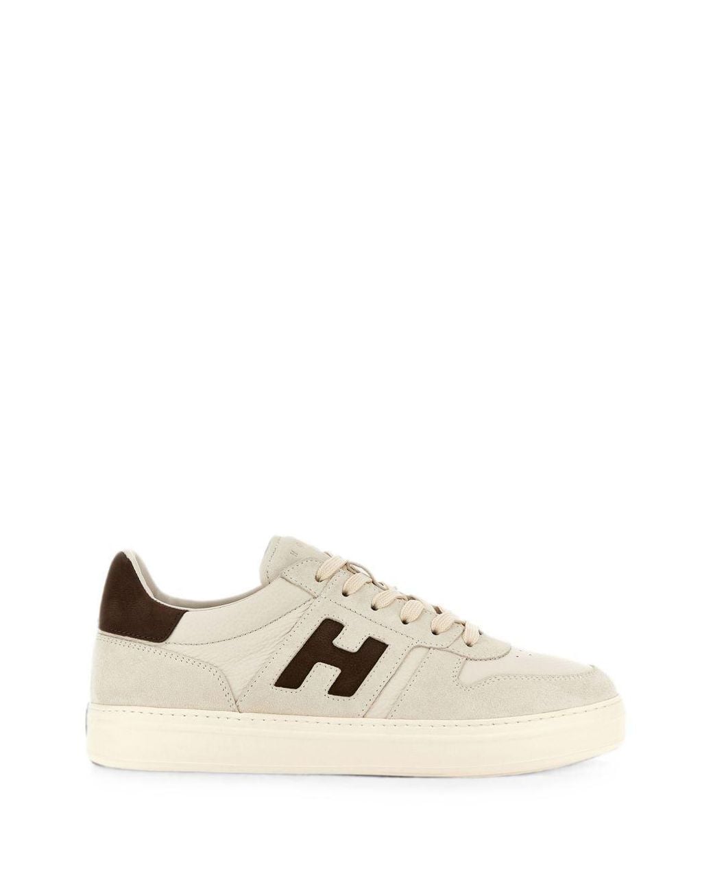 Hogan Natural H668 Leather Sneakers
