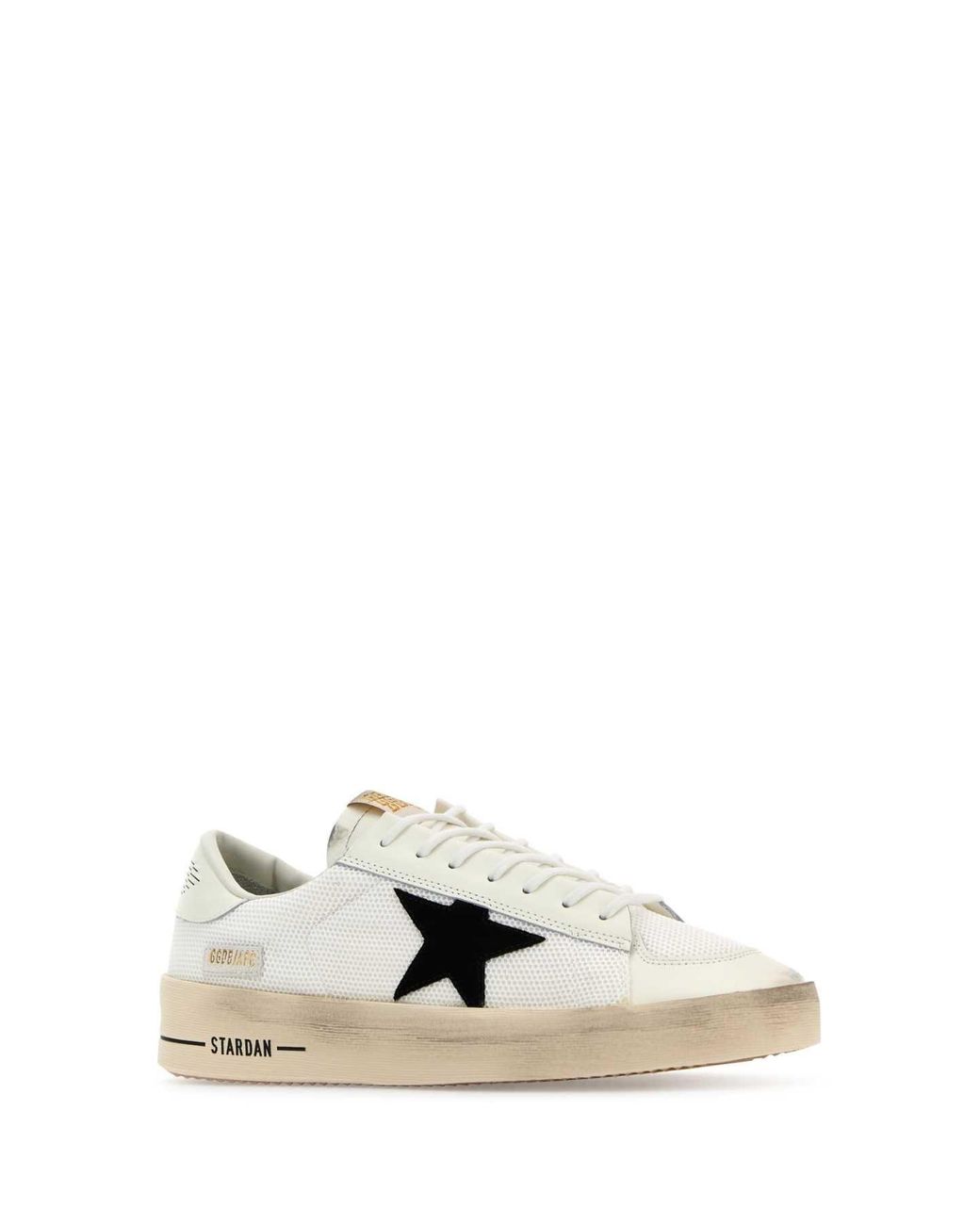 Golden Goose Deluxe Brand White Stardan Star Accented High-Top Sneakers for men