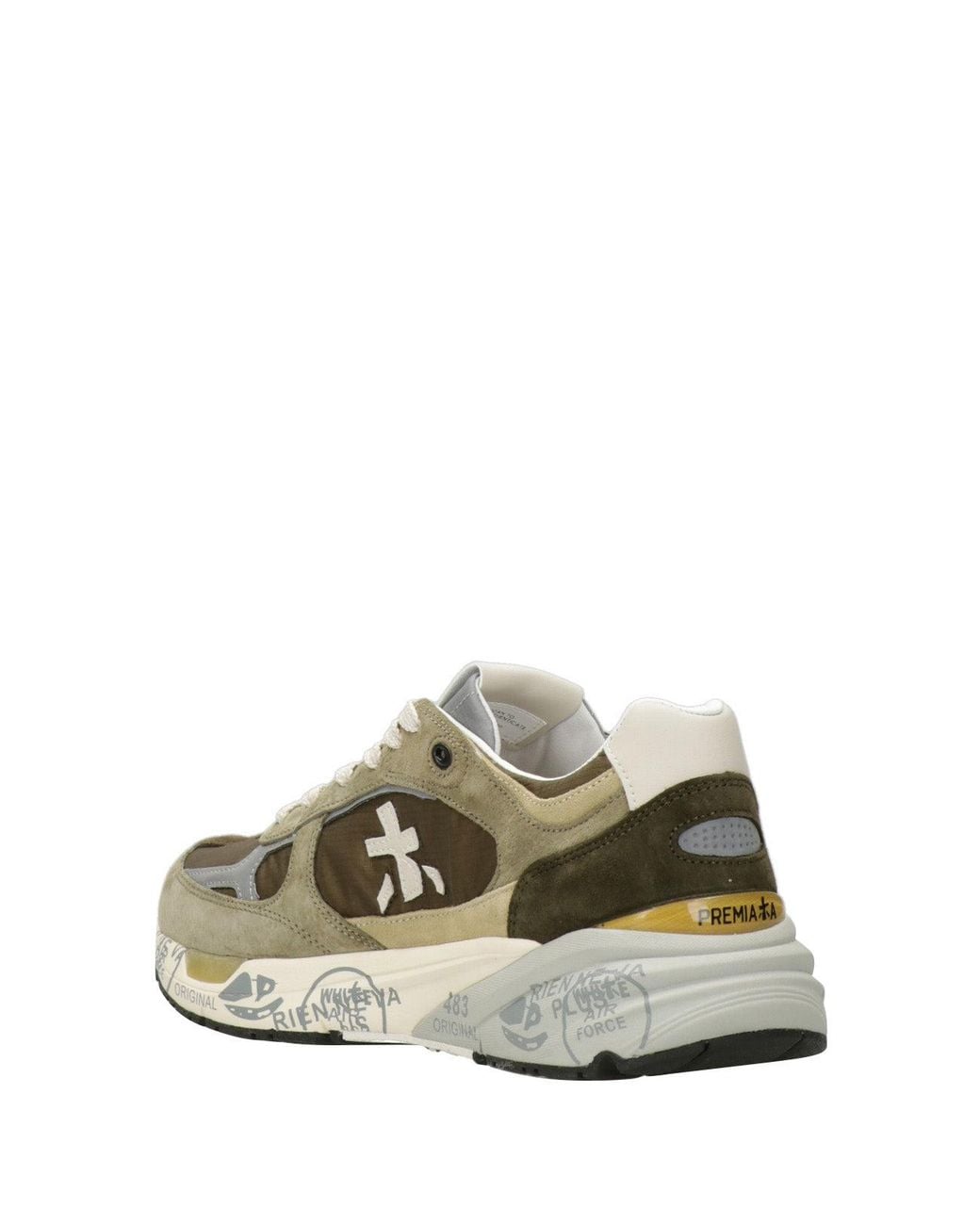 Premiata Green Sneakers Grün