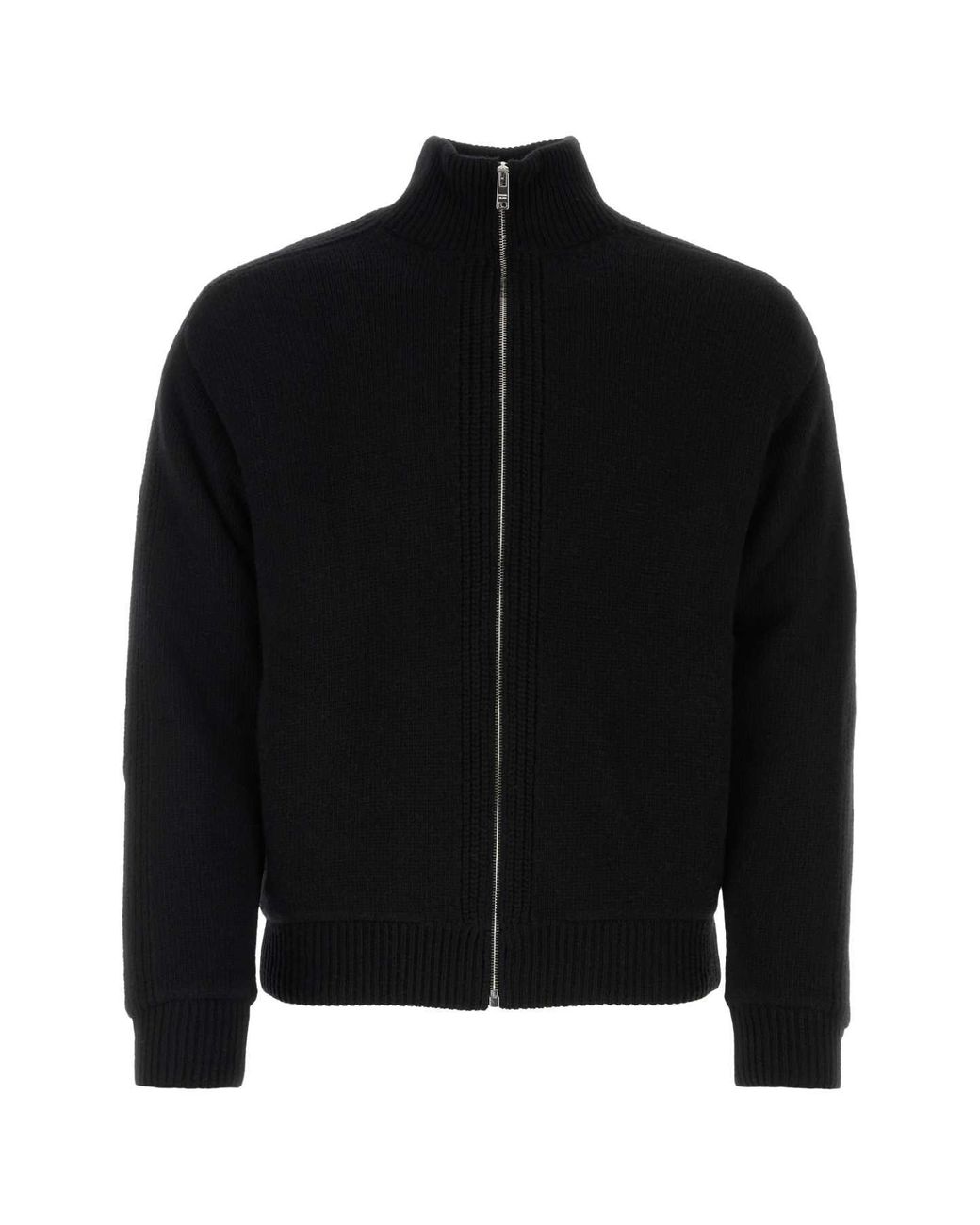 Prada Black Wool Blend Cardigan for men
