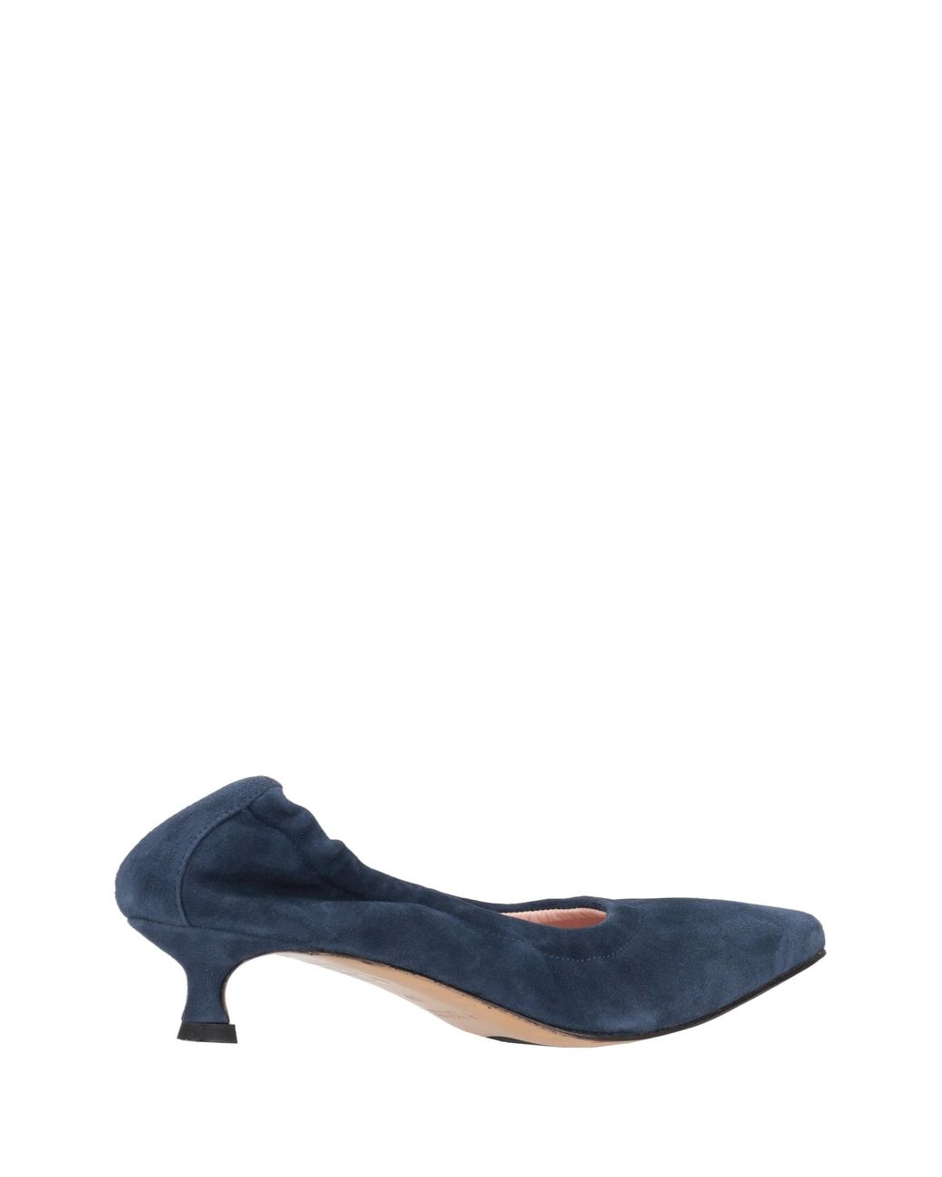 LA ROSE Blue Decollete' Elast Camoscio