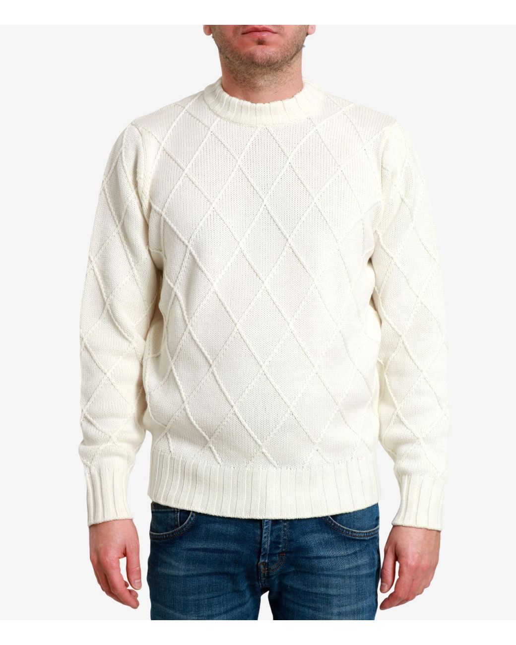 Filippo De Laurentis White Sweaters for men