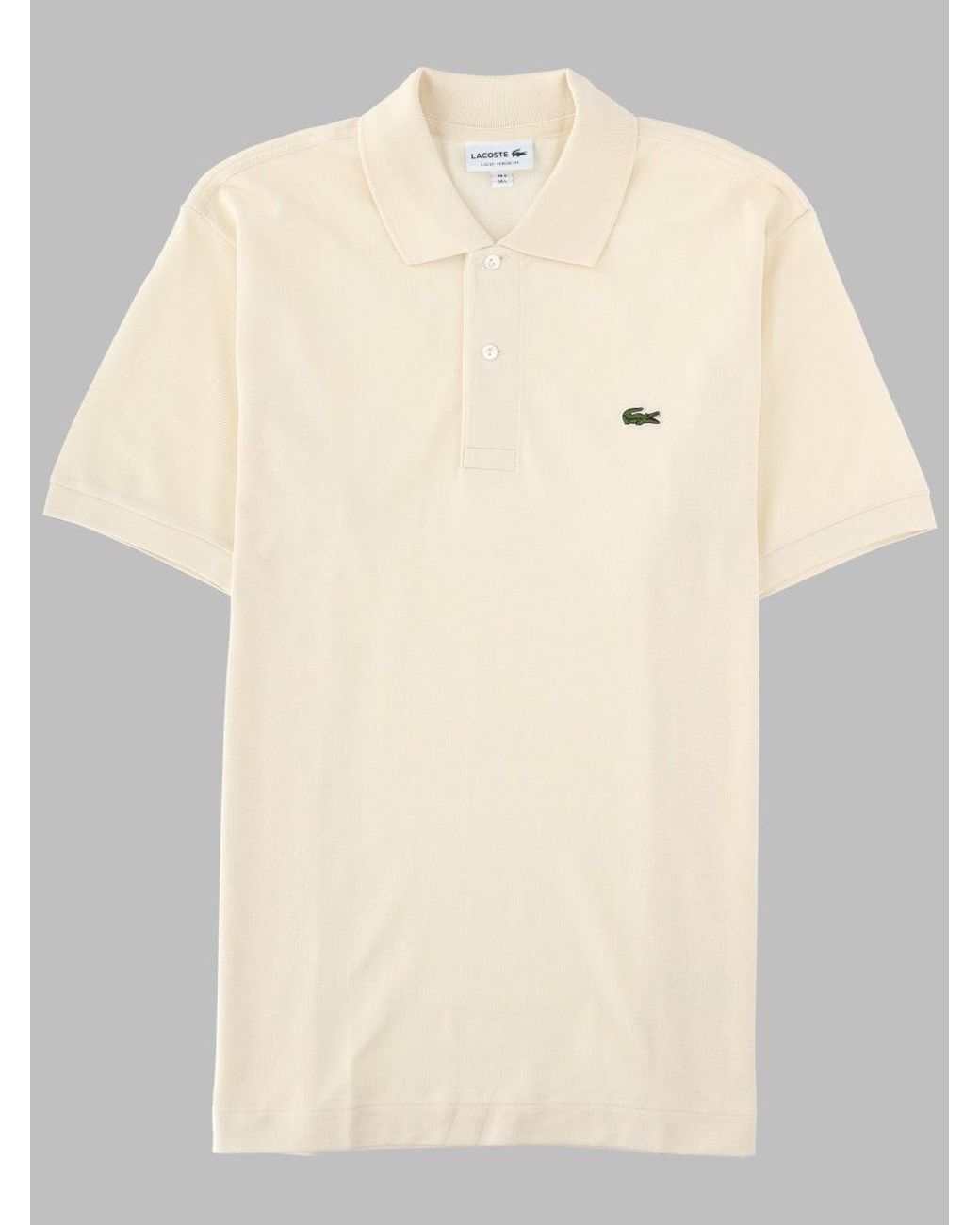 Lacoste Natural Polo Con Logo