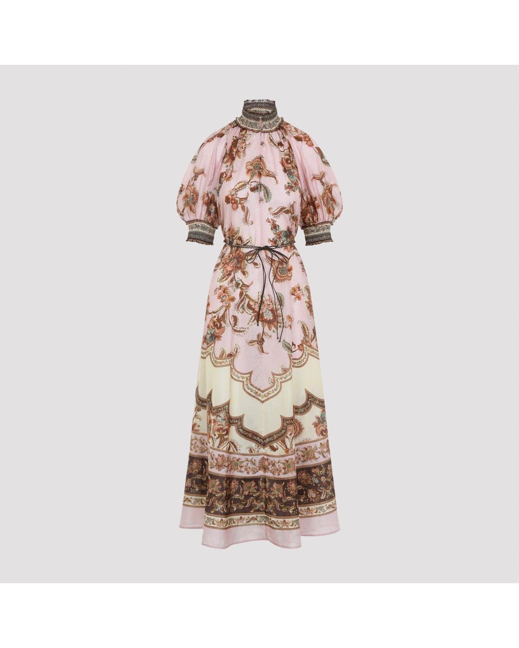 Zimmermann Pink Billow Maxi Dress For