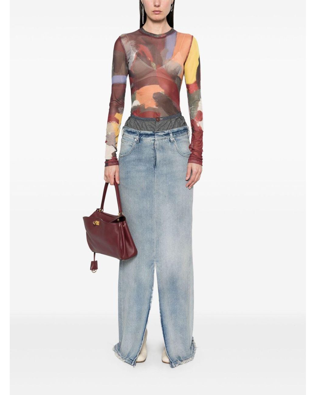 Maison Margiela Blue Jeans Skirt