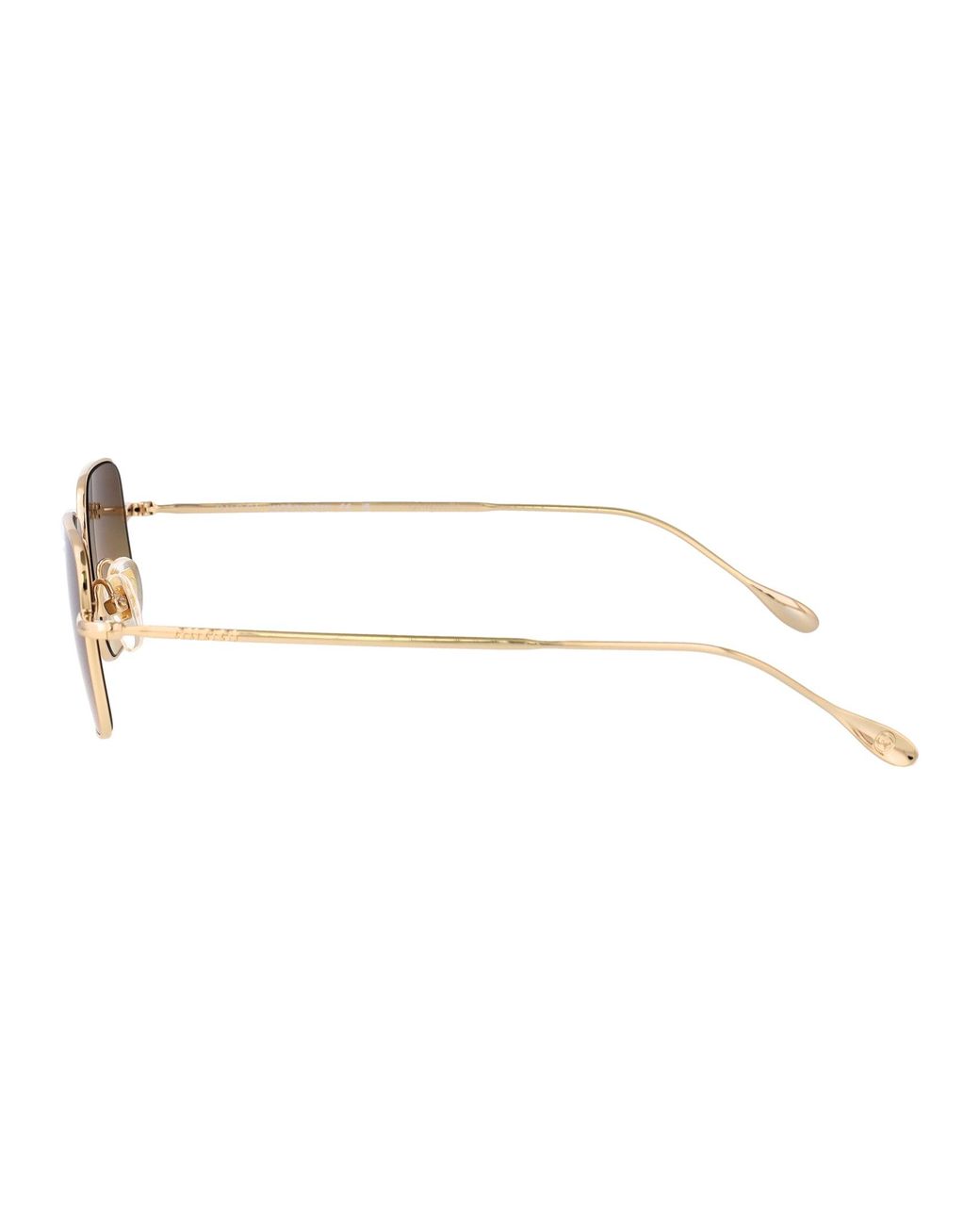 Gucci Brown Metal Sunglasses