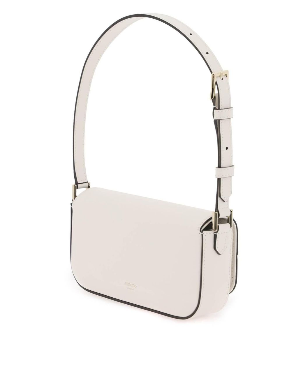 SCRE:EN ＜MINI SHOULDER BAG＞　white Jimmy Choo 'avenue' Mini Shoulder Bag in White | Lyst