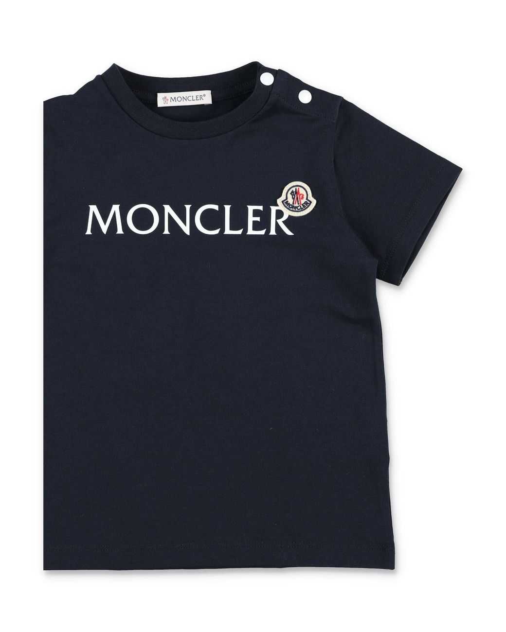 Moncler Blue Boys' Cotton Stretch T-Shirt
