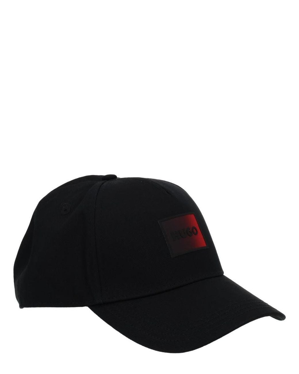 HUGO Black Baseball Hat With Logo for men