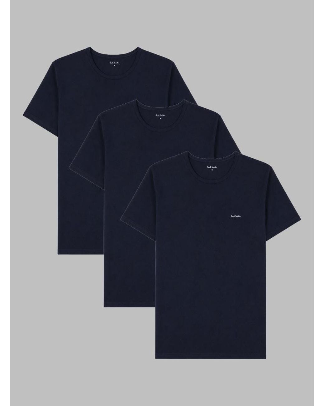 Paul Smith Blue 3-Pack T-Shirt Intime