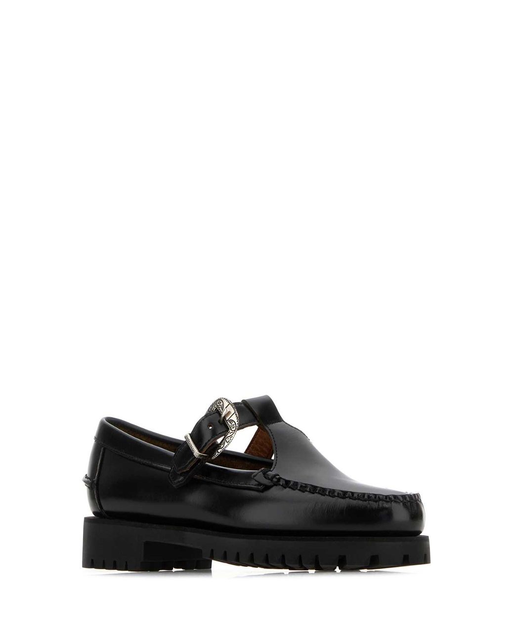 Sebago Black Leather Aurora Loafers