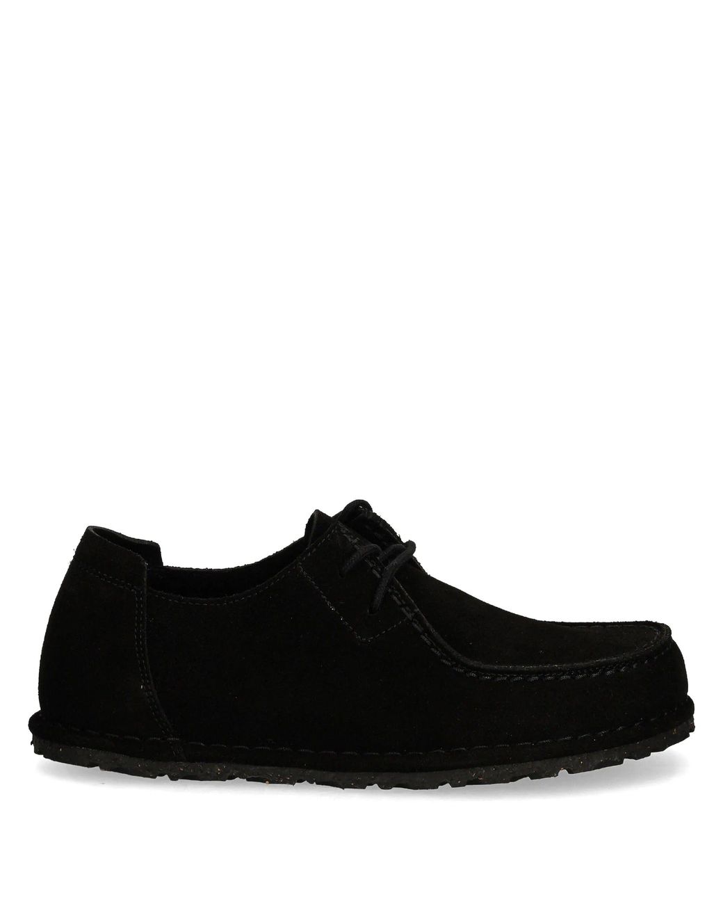 Birkenstock Black Utti Lace S, Suede Leather
