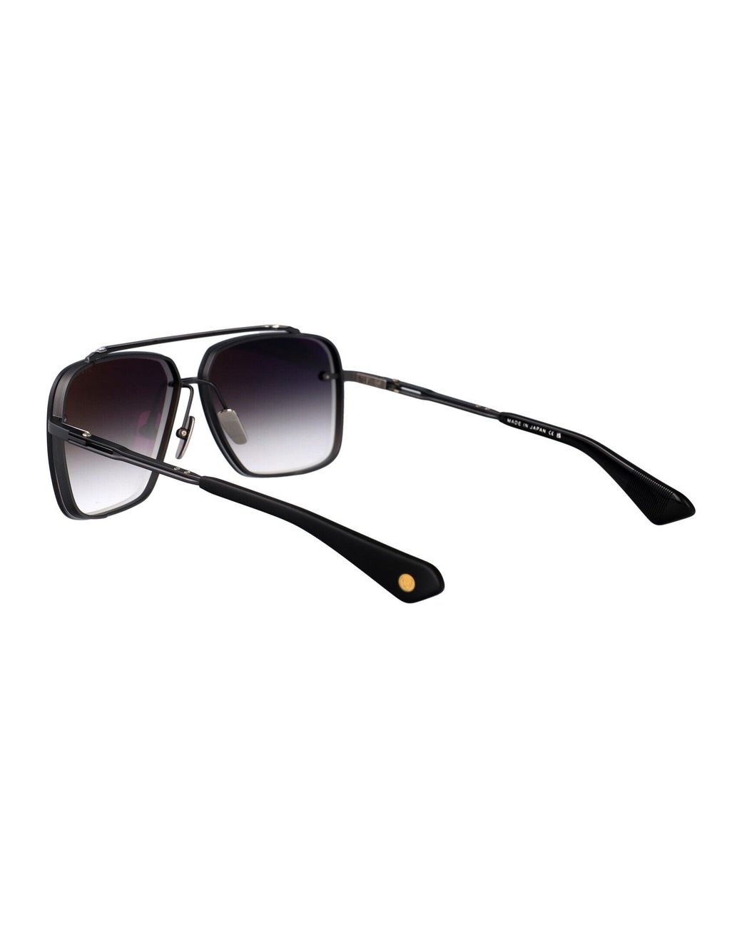 Dita Eyewear Black Aviator Sunglasses Dts121 06 Blk