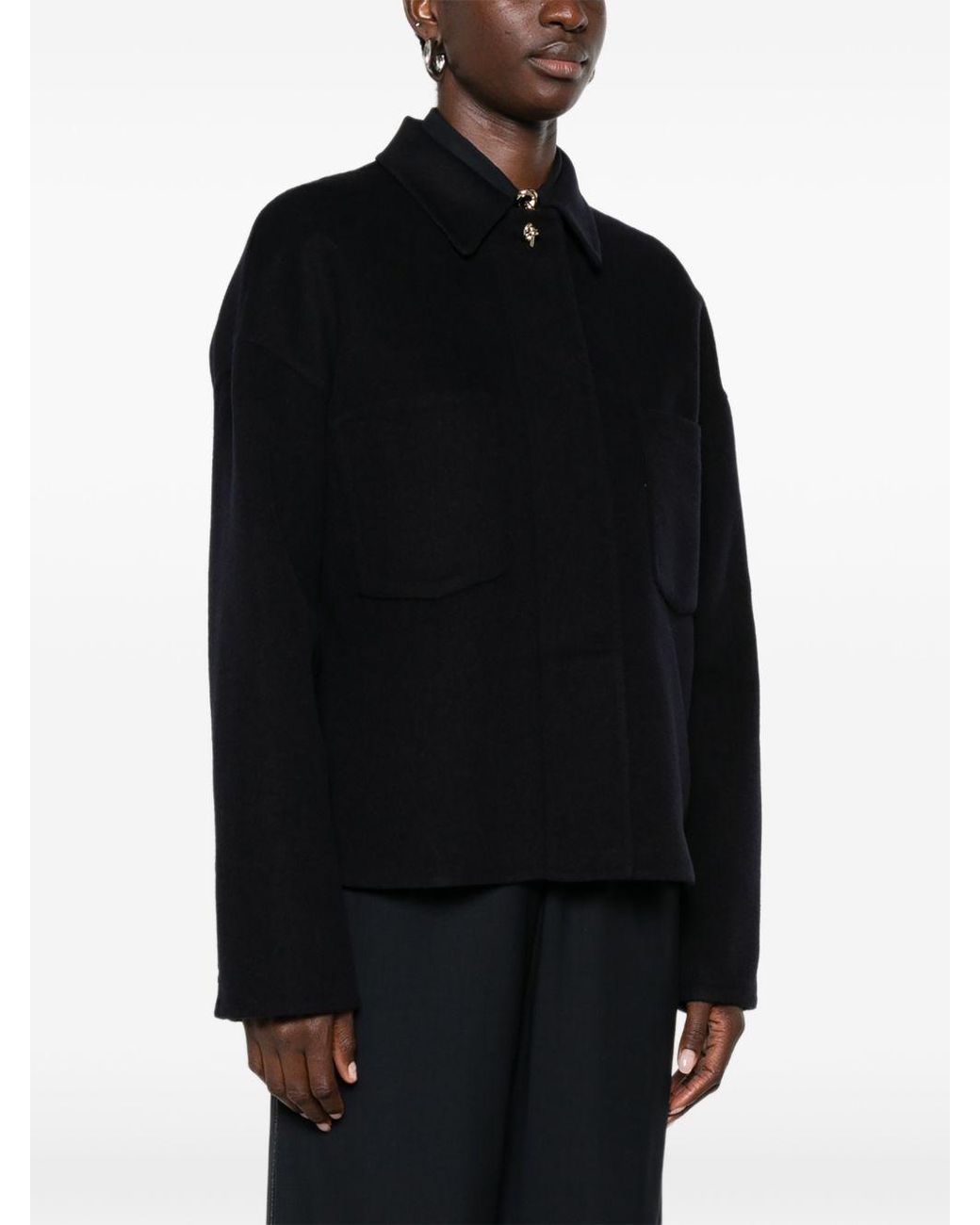Fabiana Filippi Black Wool Jacket
