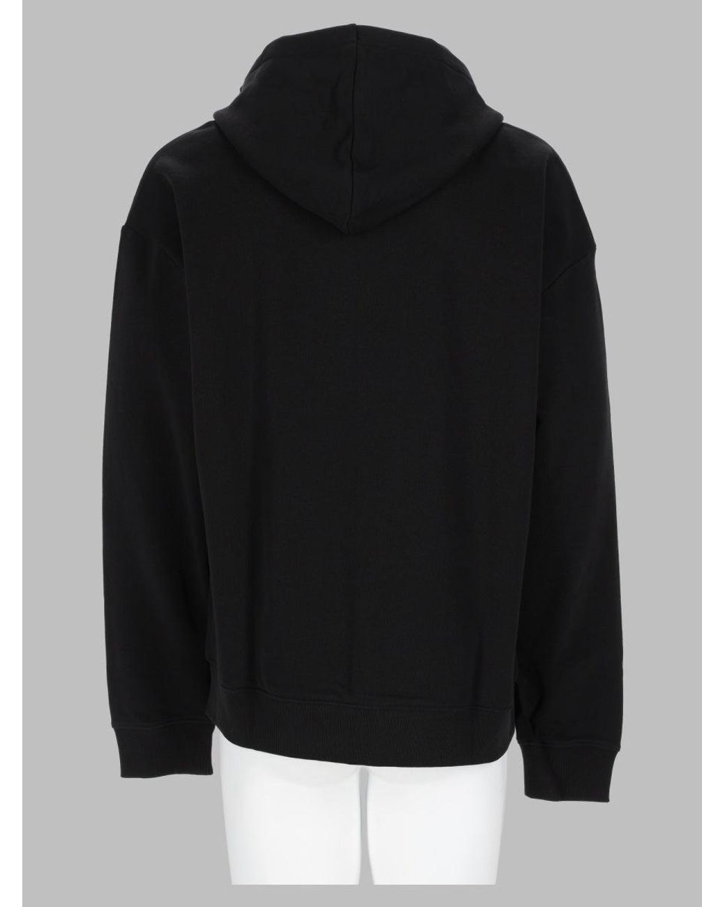 HUGO Black Full-Zip Hooded Sweatshirt for men