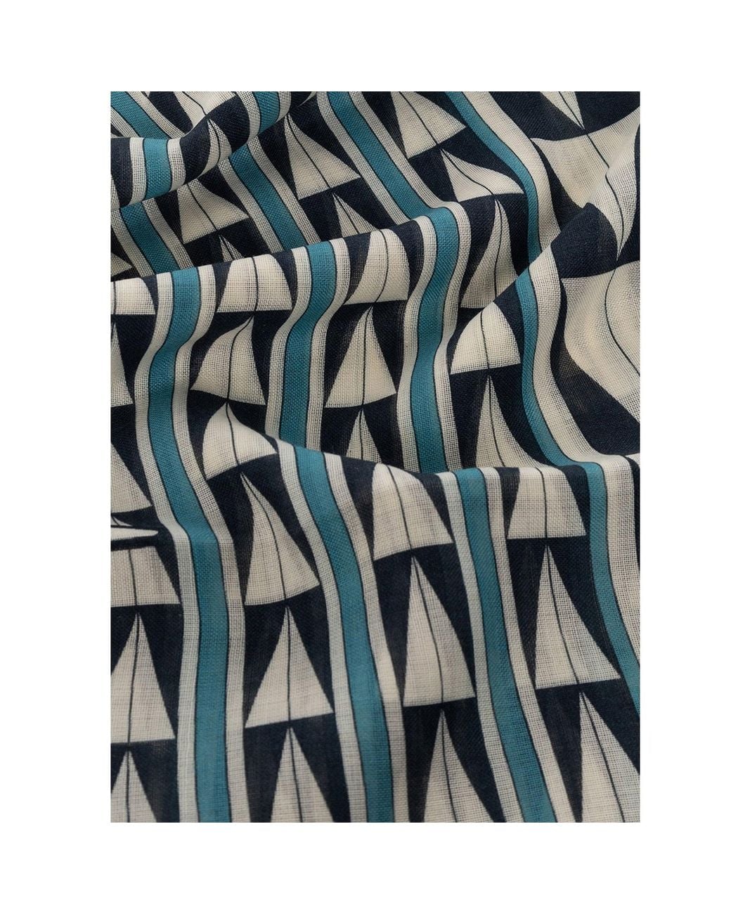 Lanvin Blue Wool Scarf
