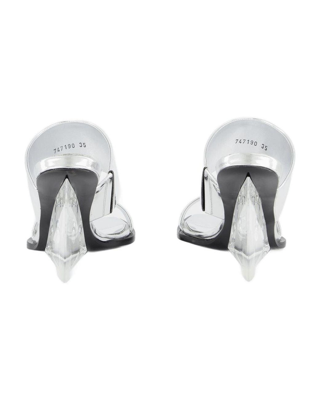 McQueen White Sandals