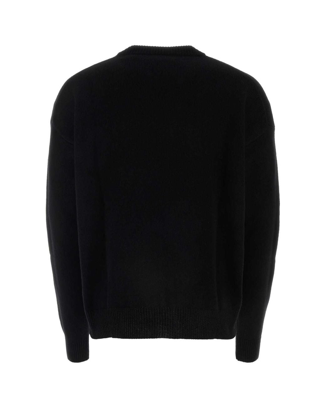 Jil Sander Black Cashmere Sweater for men