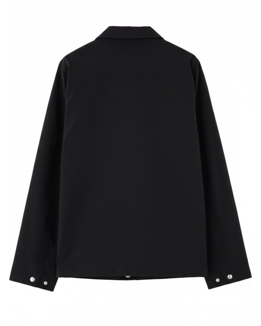 Laminar Black Overshirt Jacket
