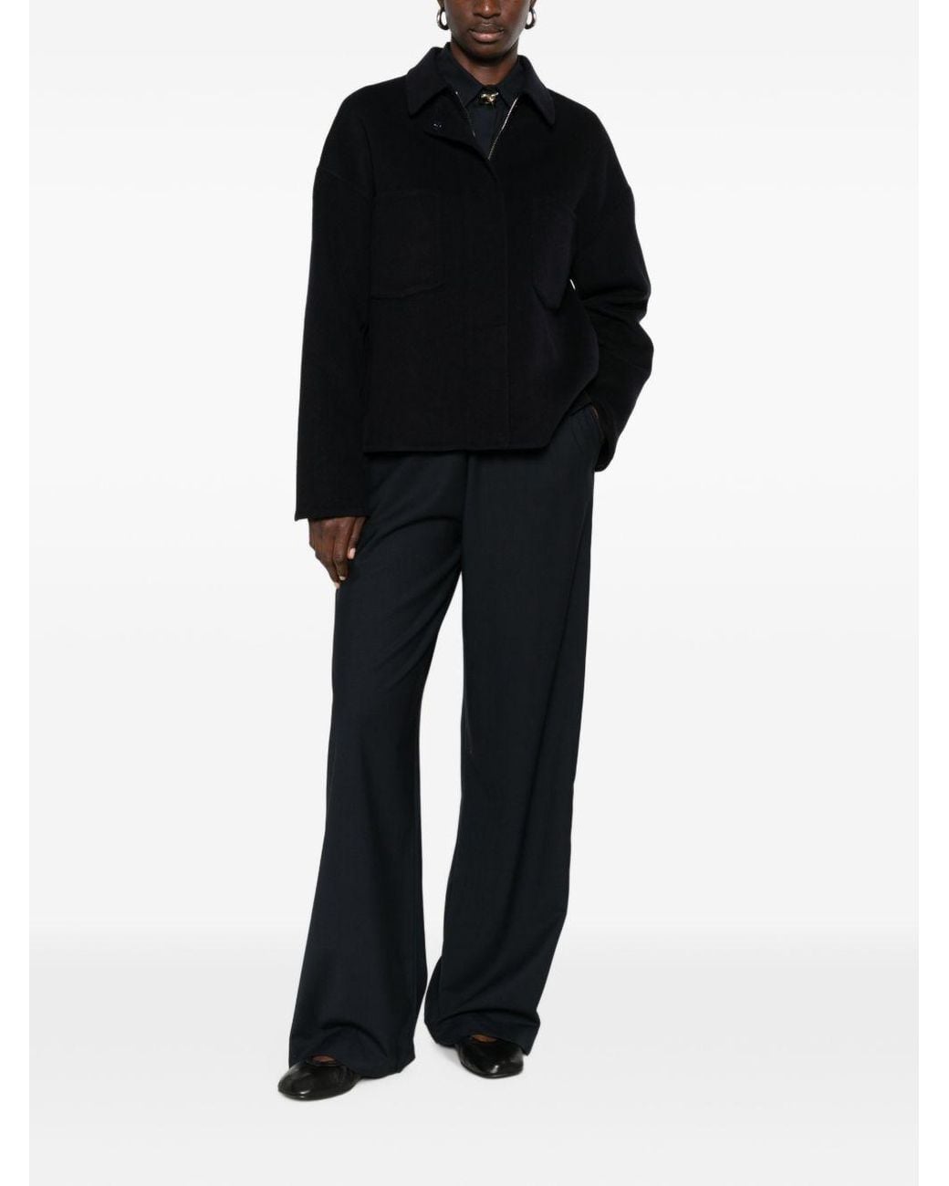 Fabiana Filippi Black Wool Jacket