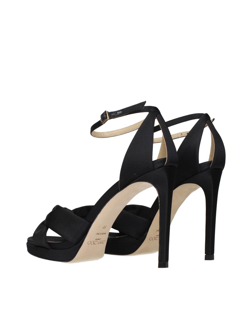 Jimmy Choo Black Sandals Haired