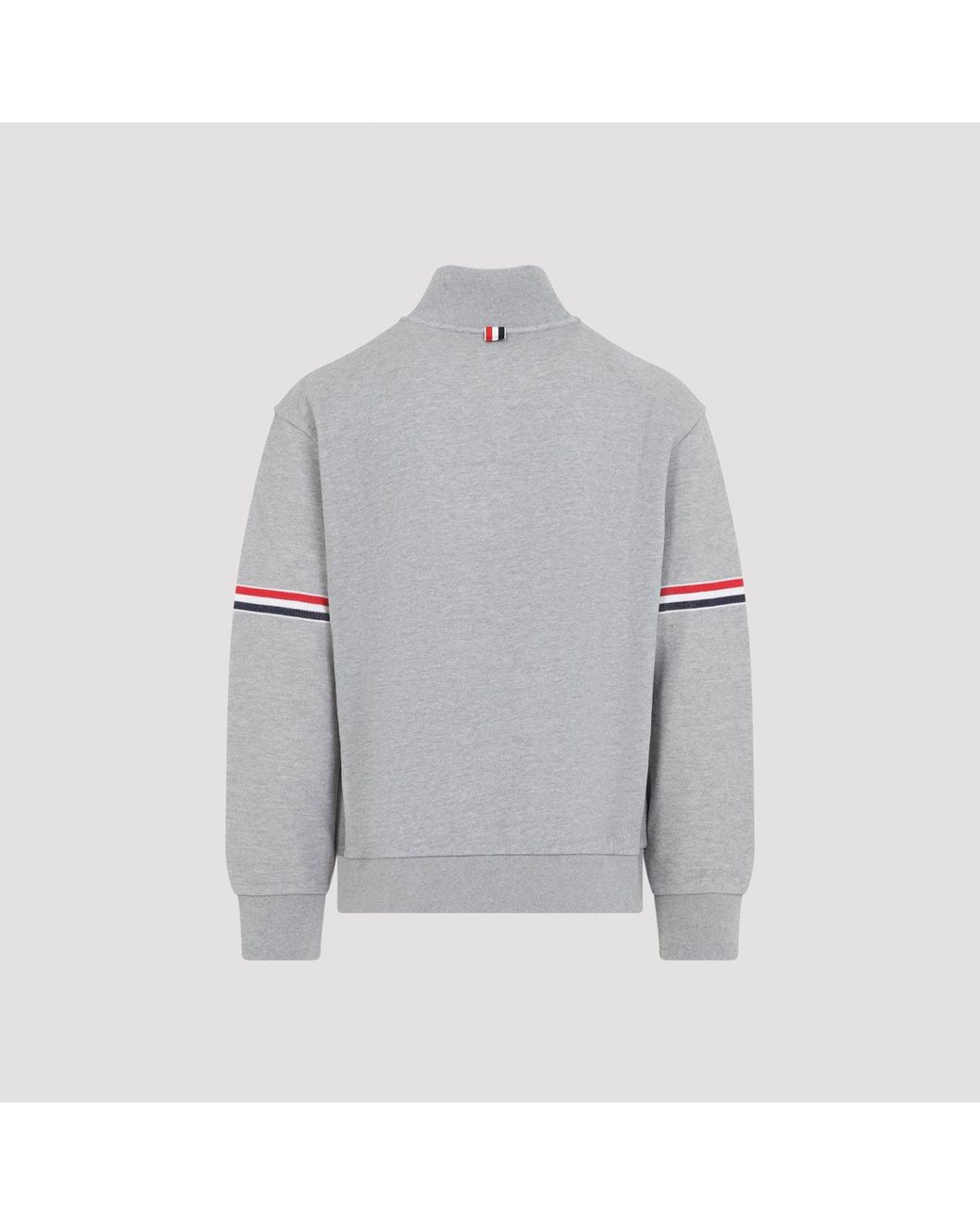 Thom Browne Gray Trichterhalspullover
