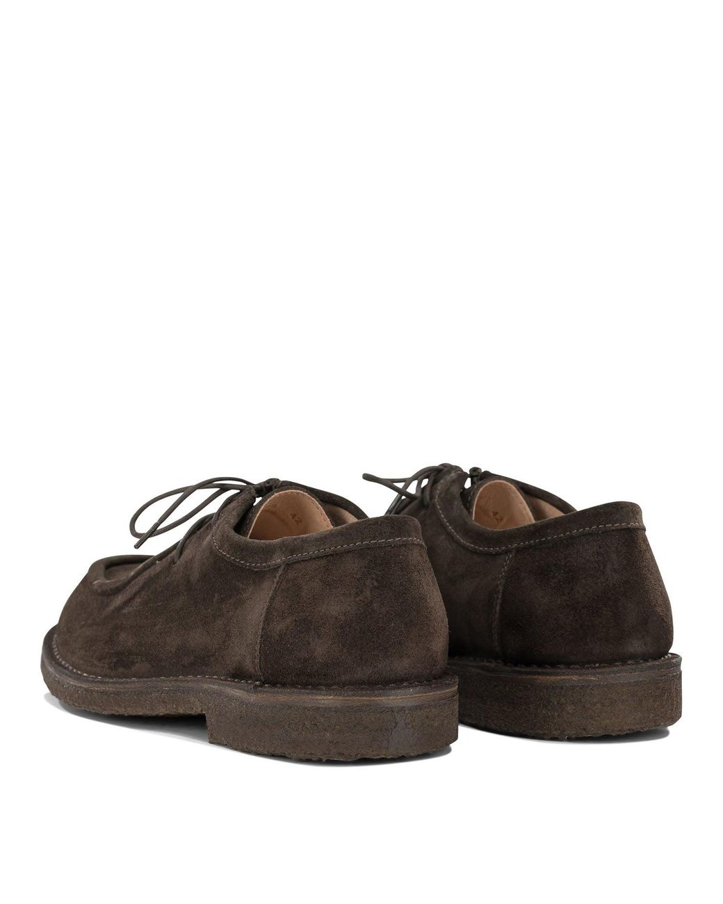 Astorflex Brown "Artflex" Lace-Up Loafers