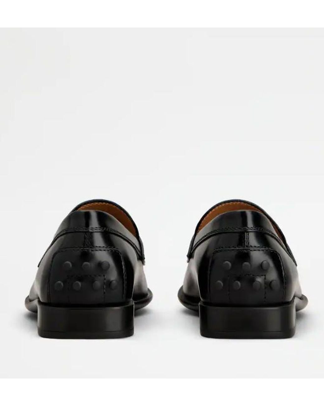 Tod's Black Leder-Loafer