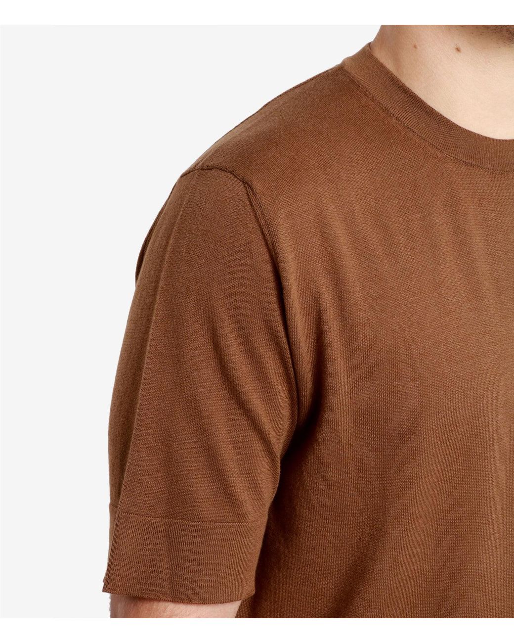 PT Torino Brown T Shirts And Polos for men