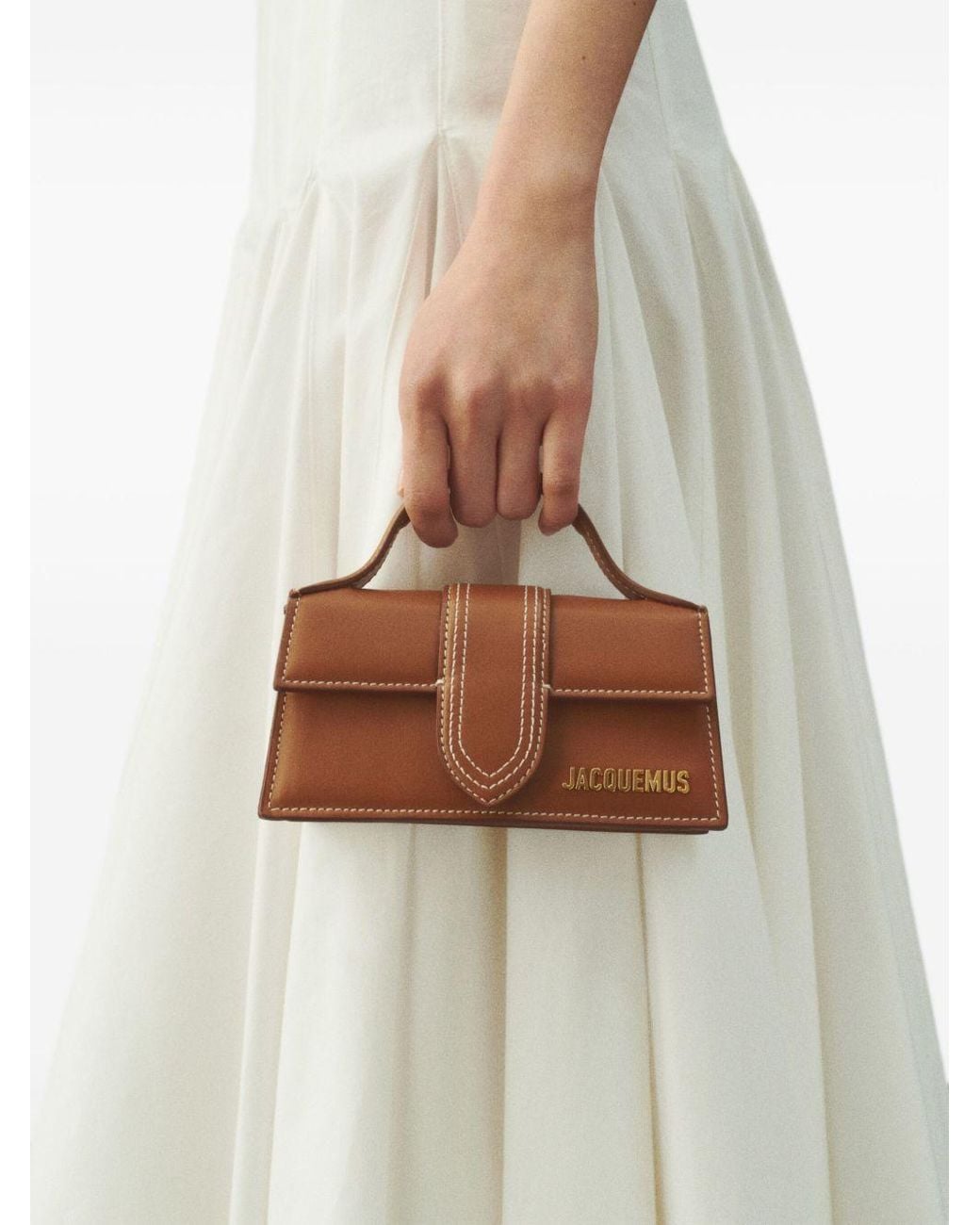 Jacquemus Brown Le Bambino Leather Handbag