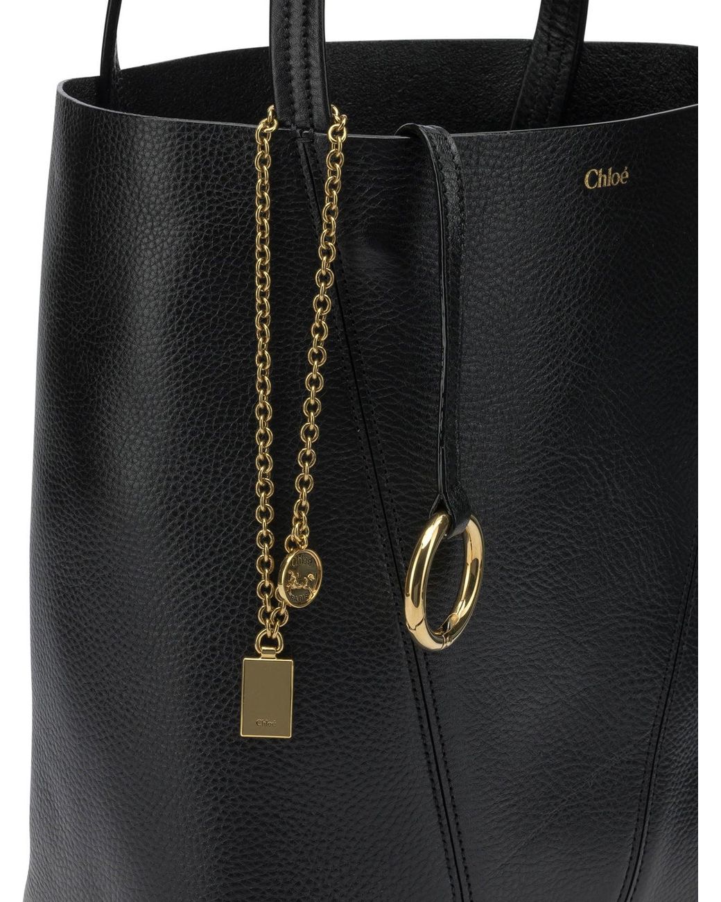 Chloé Black Spin" Small Shoulder Bag
