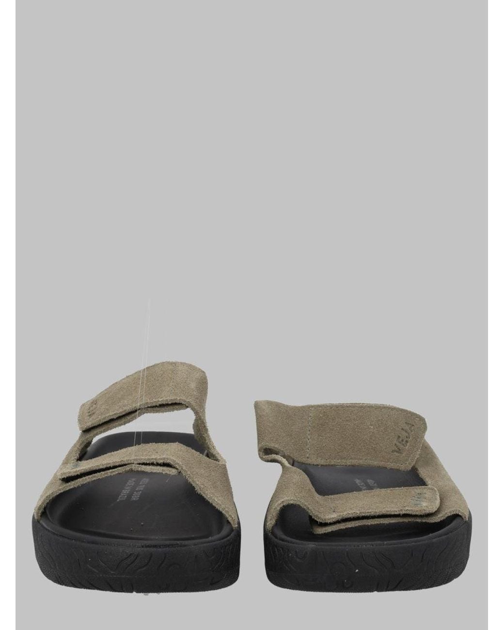 Veja Gray Sandal Etna Leather