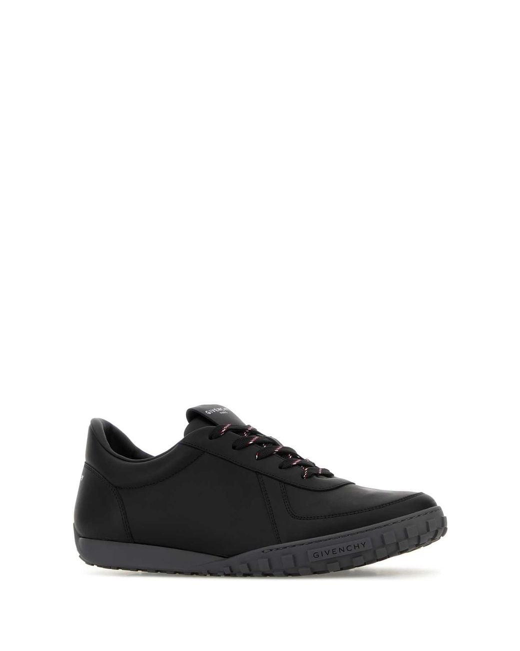 Givenchy Black Solid Glide Runner Sneakers for men