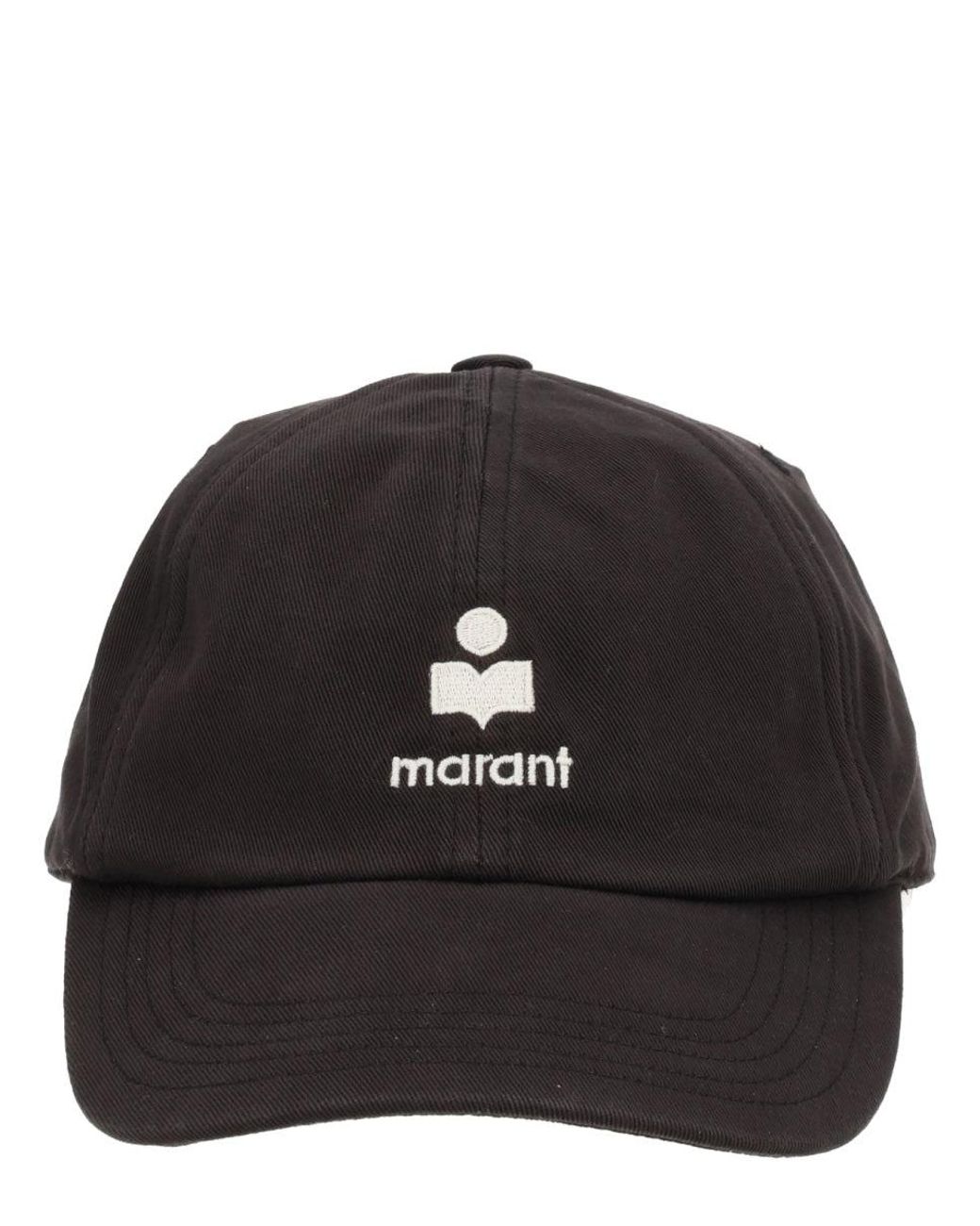 Isabel Marant Black Baseball Cap Tomas
