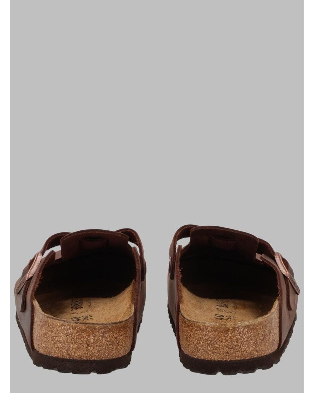Birkenstock Brown Suede Footbed Sandals