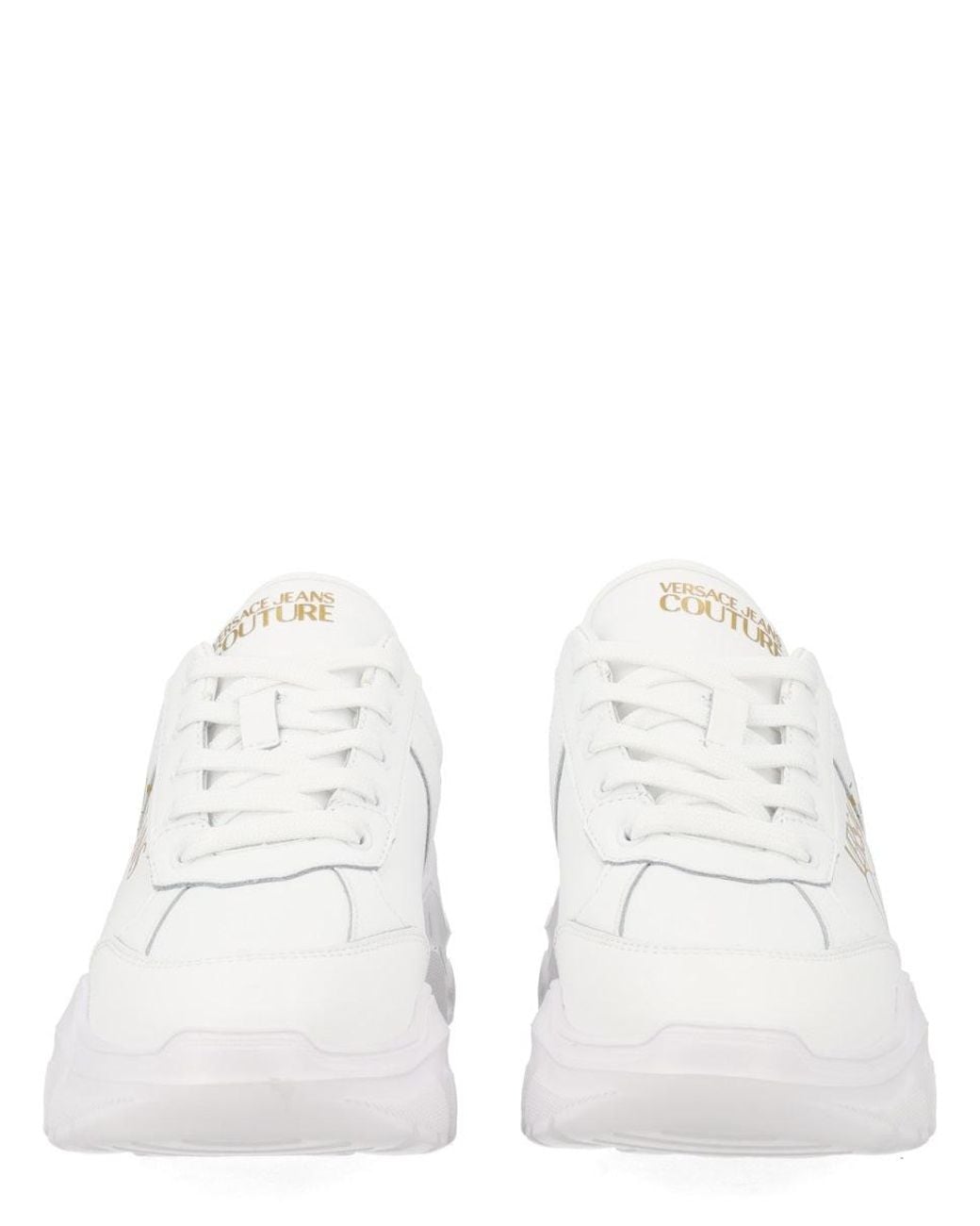 Versace Jeans Couture White Sneaker Con Logo