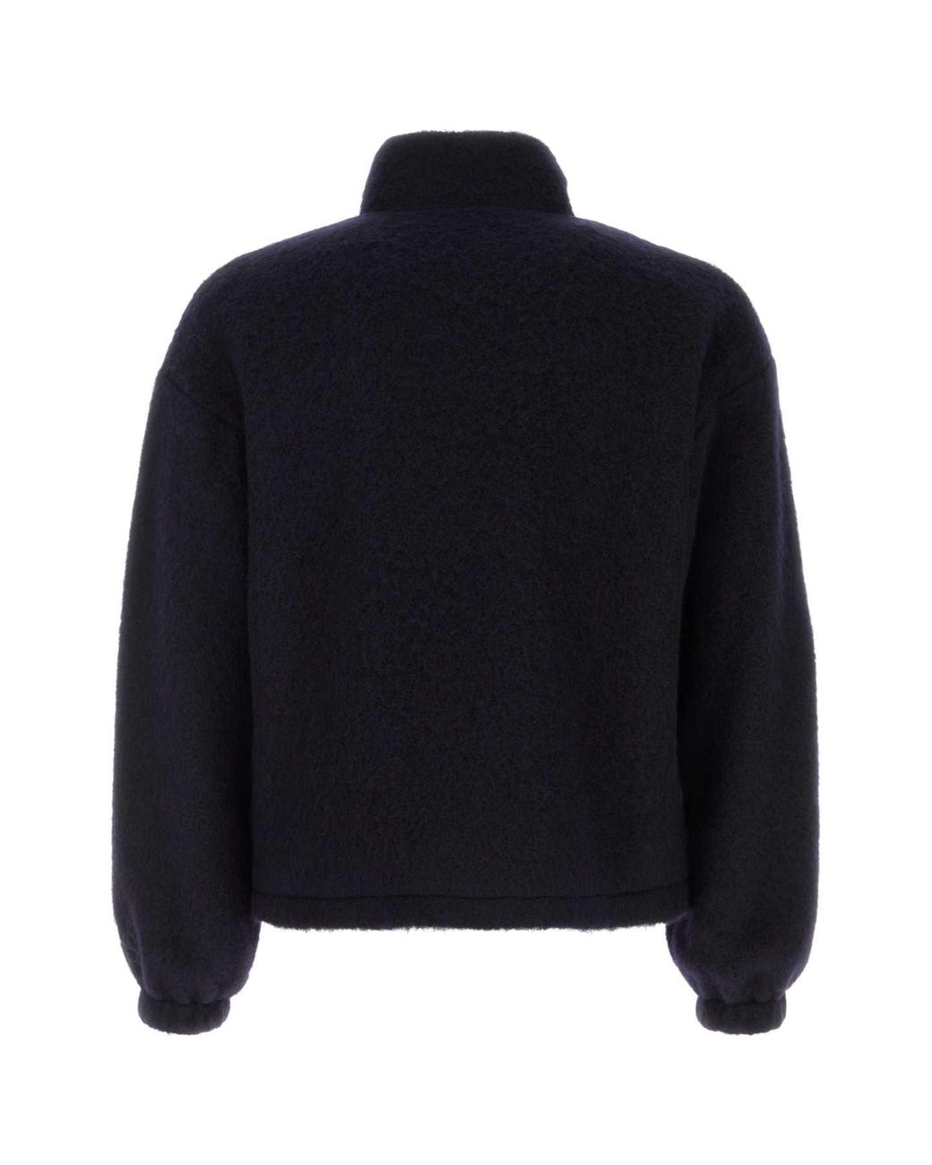Jil Sander Black Midnight Wool Blend Sweatshirt for men