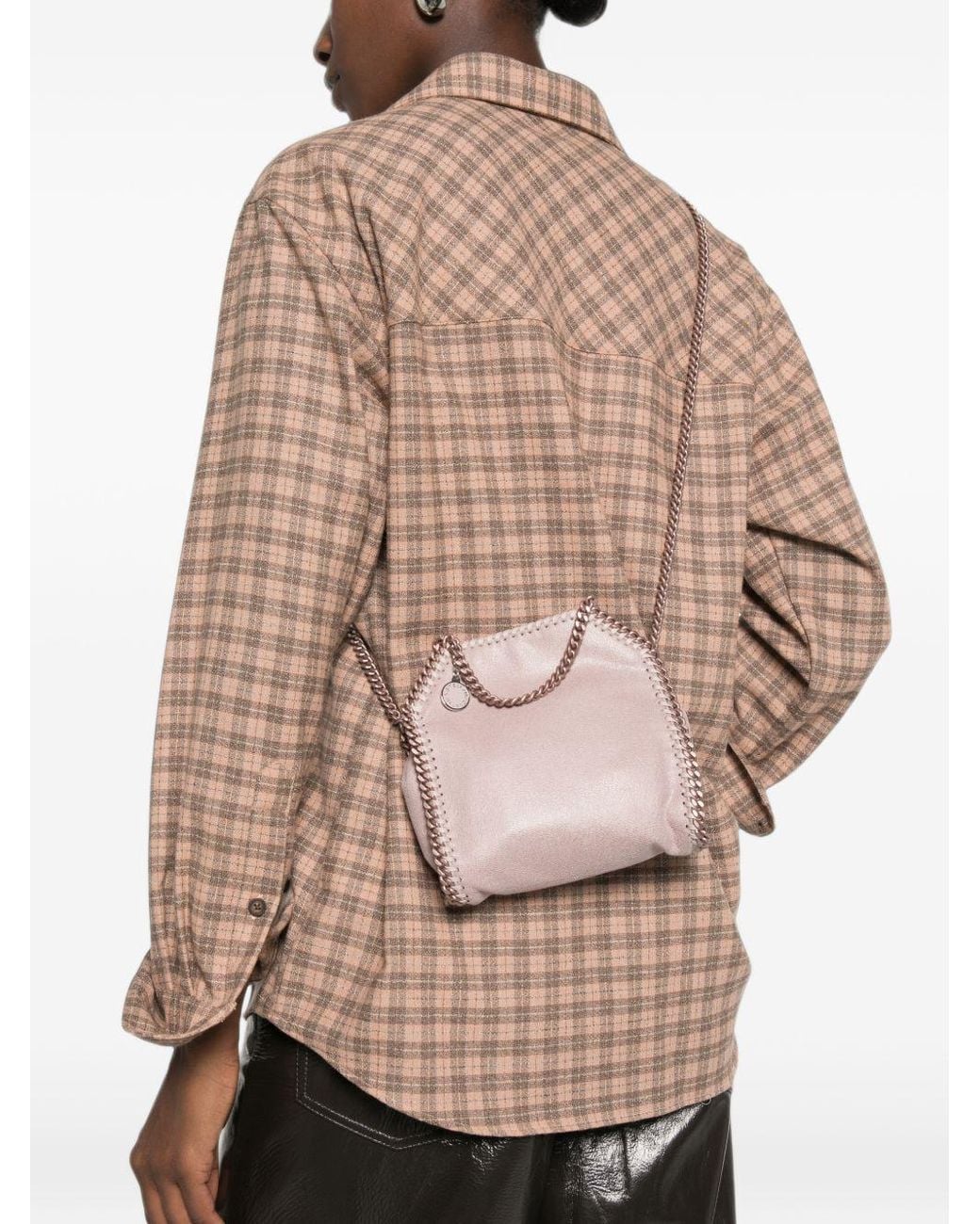 Stella McCartney Pink Falabella Tiny Crossbody Bag