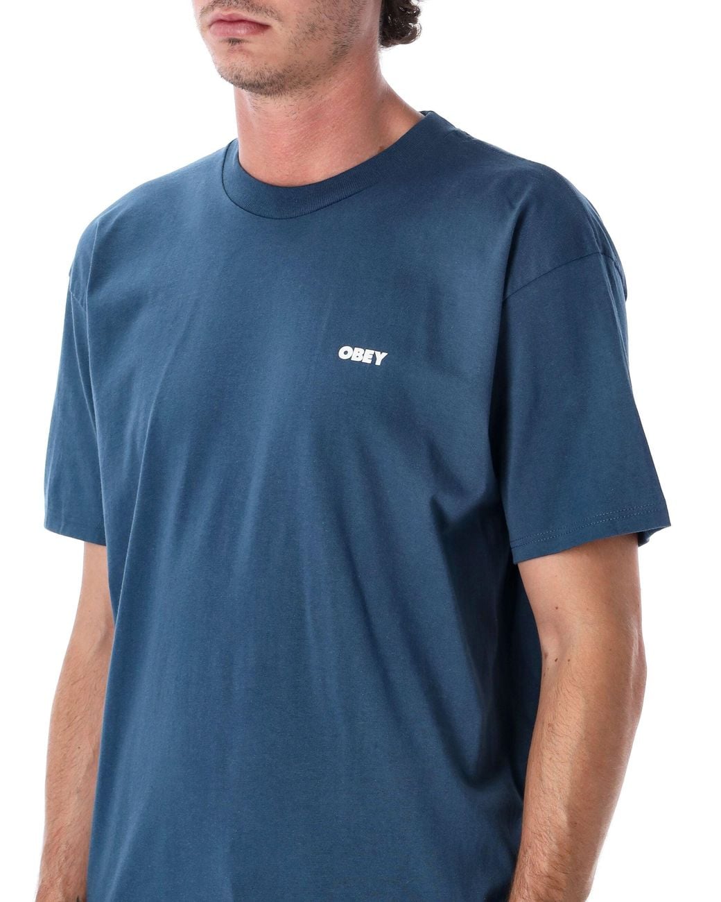 Obey Blue T Shirts And Polos