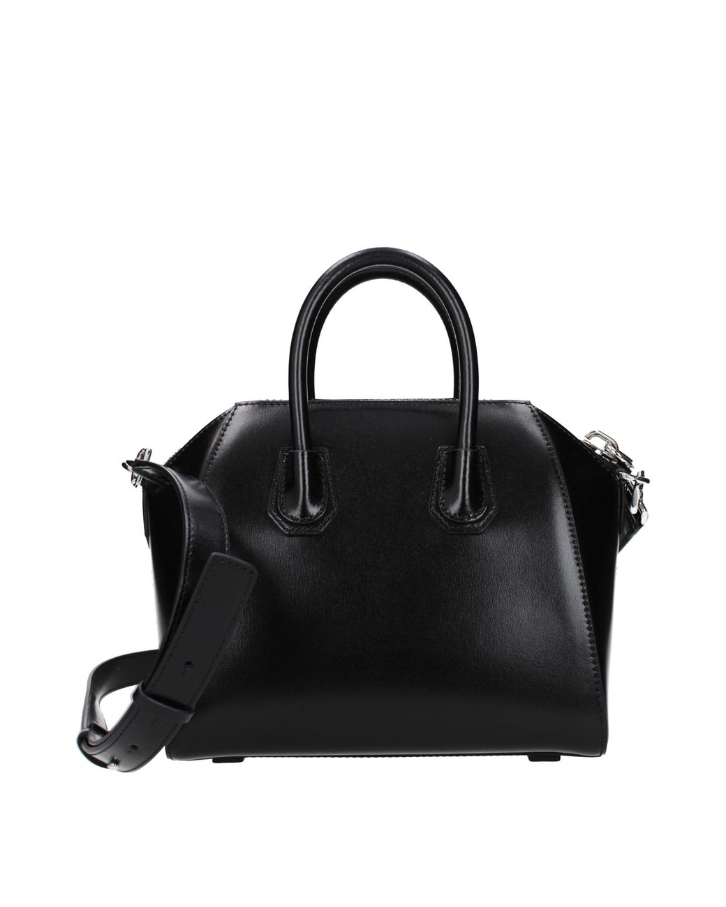 Givenchy Black Antigona Handbag Leather