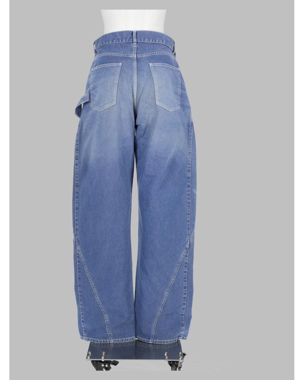 J.W. Anderson Blue 100% Cotton Jeans Made