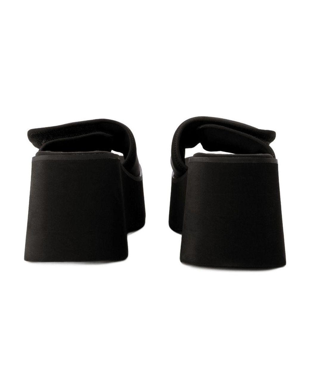 Courreges Black Tauchwellensandalen Courreves Polyester schwarz