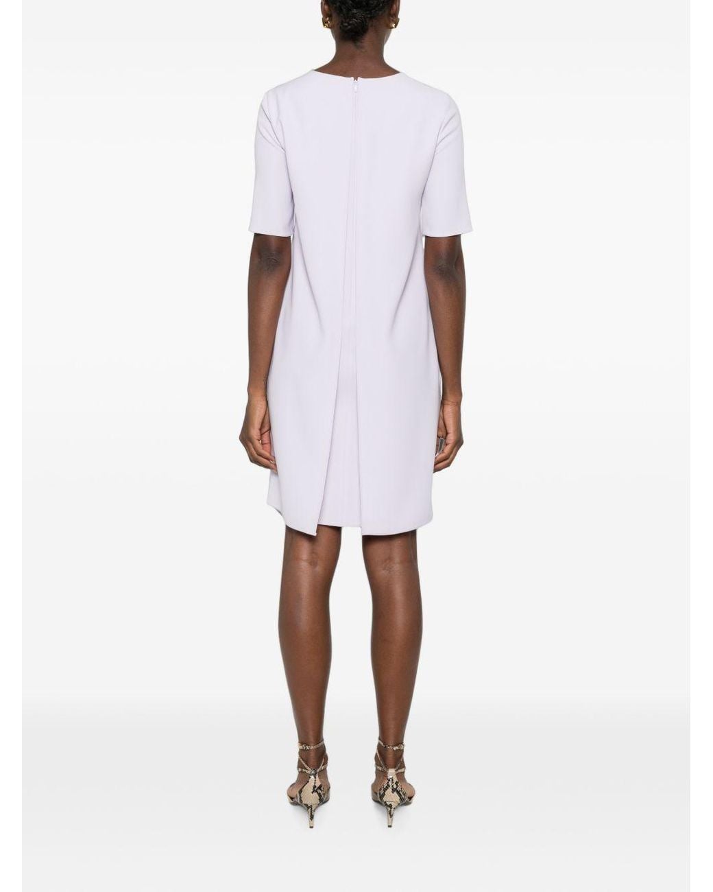 Emporio Armani Purple Short Dress