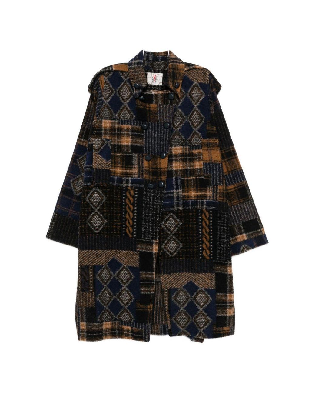Bye Black Wool Coat