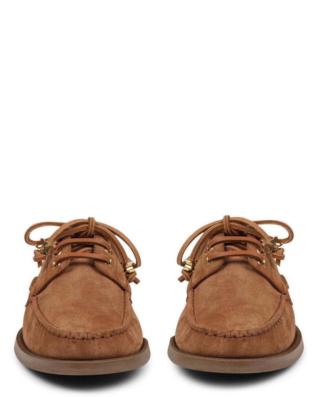 Céline Brown Shoes Bateau Calf Leather