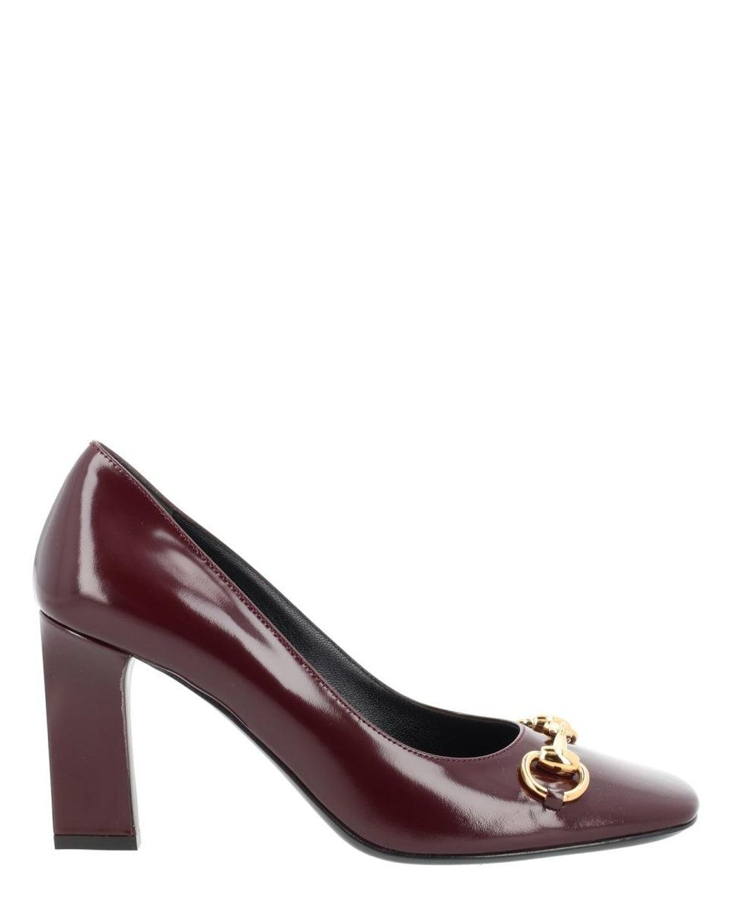 Gucci Brown Slip On Pumps