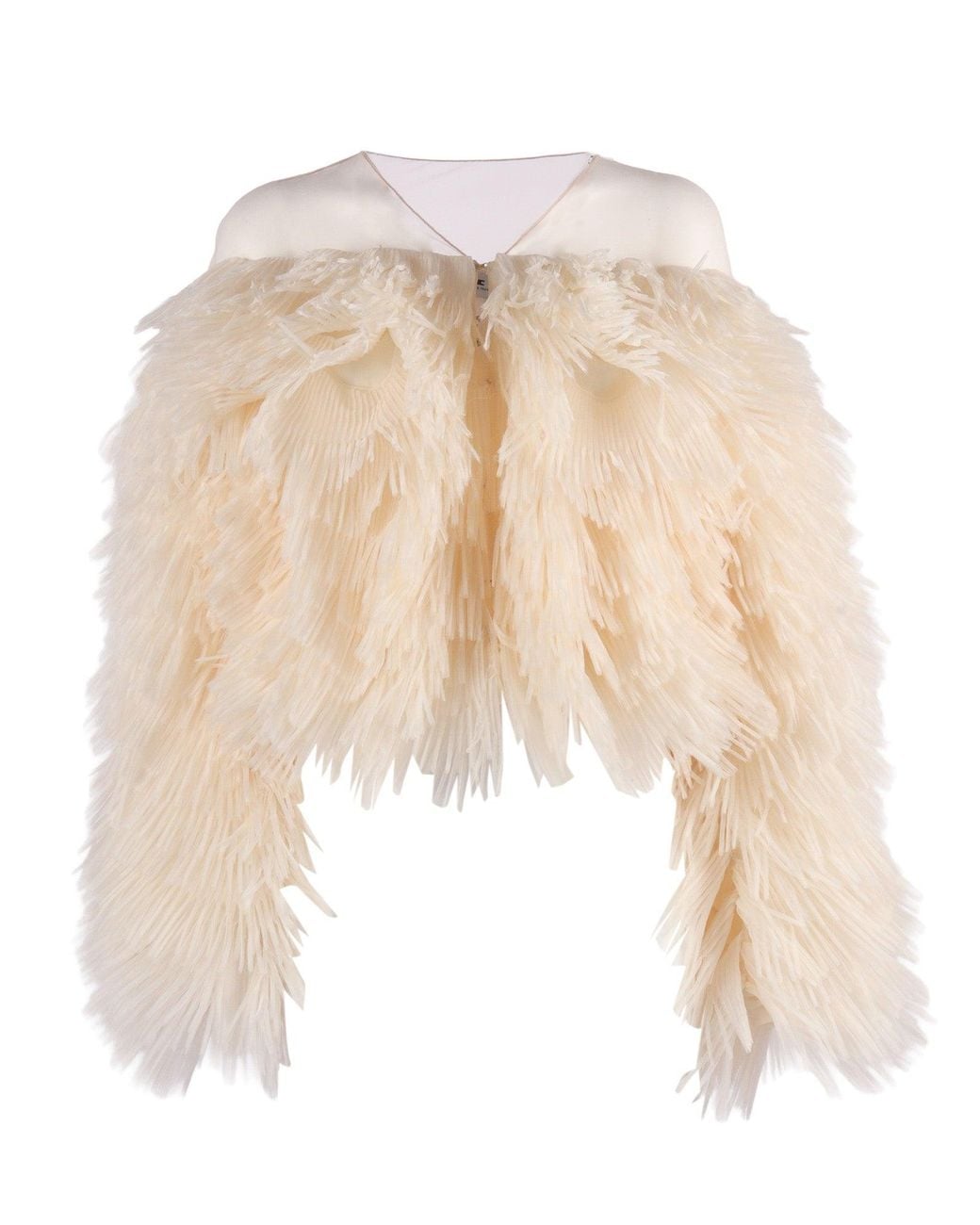 Elisabetta Franchi White Giacca Ricamata